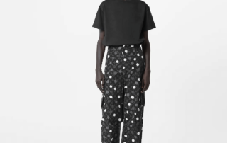best Louis Vuitton cargo pants cool monogram painted dots