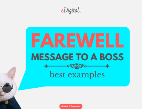 THE BEST 8 FAREWELL MESSAGE TO A BOSS – SAMPLES