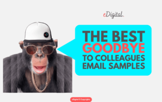 best goodbye email message to colleagues examples