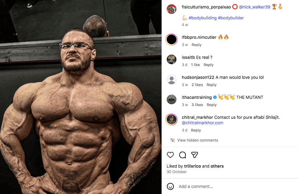 #bodybuilding a popular gym hashtag on Instagram