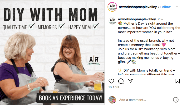 desire of lasting positive family memories - psychological trigger for successful Mother's Day marketing campaigns
