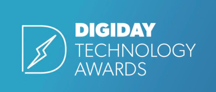 digiday technology awards logo blue