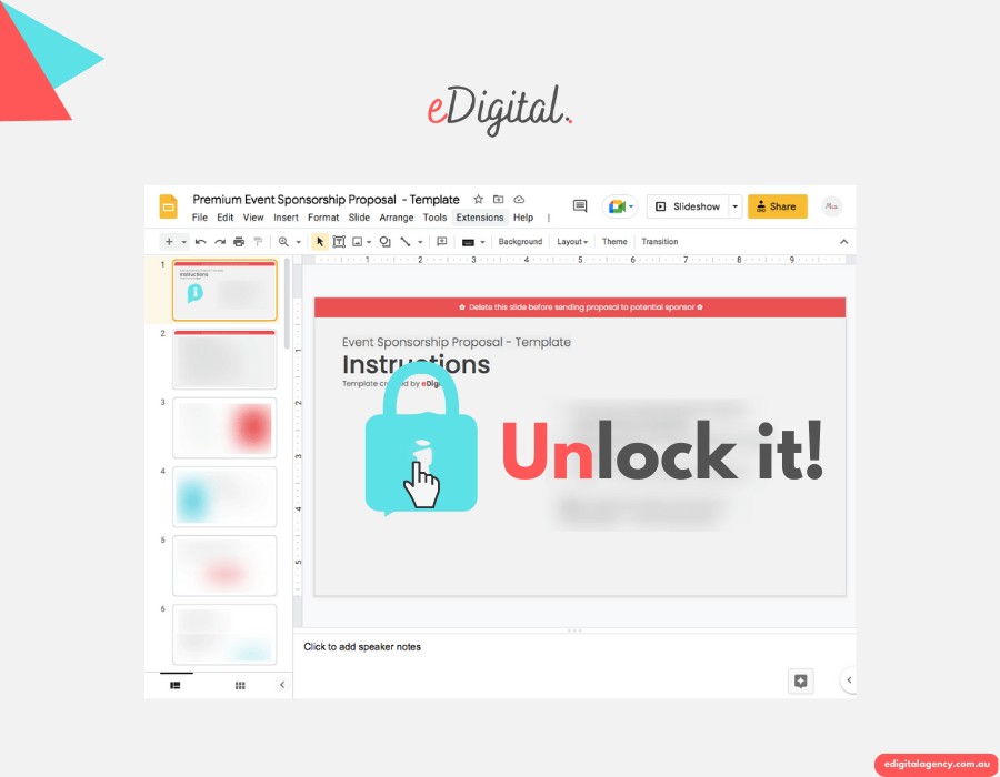 event sponsorship proposal template google slides