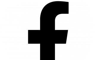 facebook icon black circle white png