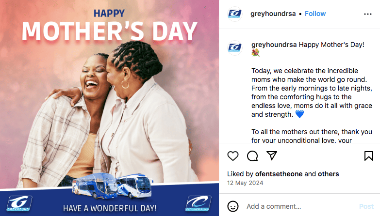 fear of not showing enough appreciation example - psychological trigger for Mother's Day marketing campaigns