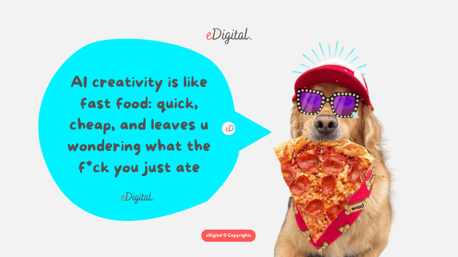 funny AI creativity quote