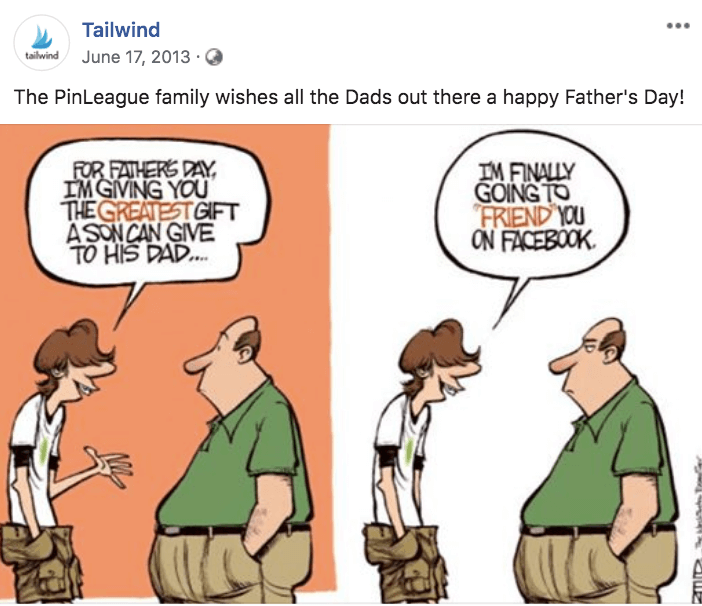 funny comics content idea examples fathers day tailwind post