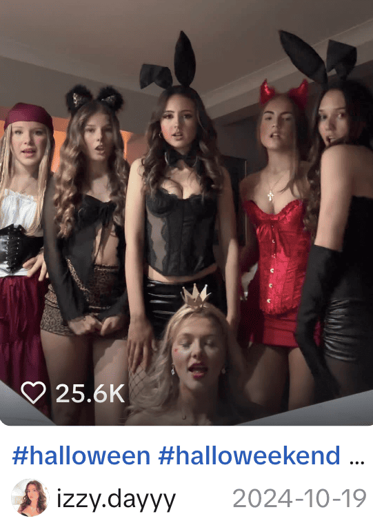 #halloween a popular Halloween hashtag on TikTok