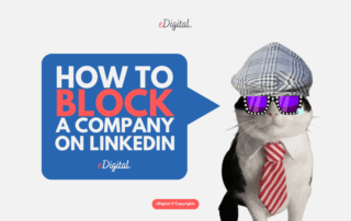 how to block a company on LinkedIn