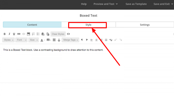 solid fill background text blocks in mailchimp solid fill background text blocks in mailchimp