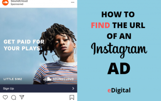 how to find instagram ad url web address