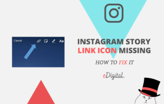 how to fix link icon missing instagram story