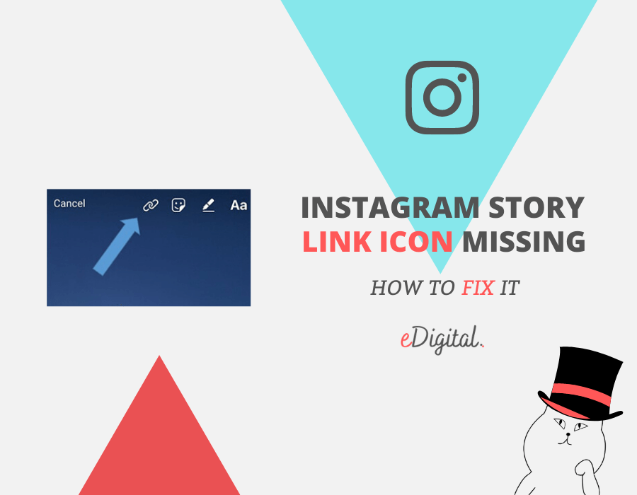 how to fix link icon missing instagram story