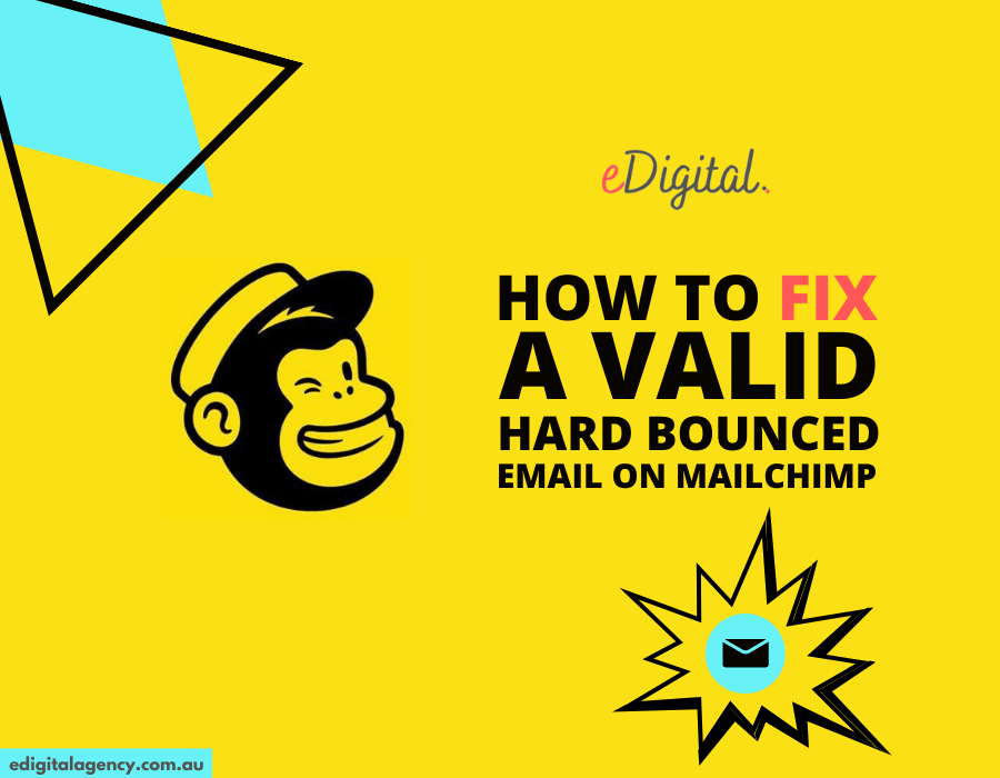 how to fix valid hard bounced email mailchimp