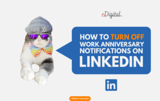 how to turn work anniversary notifications off linkedin