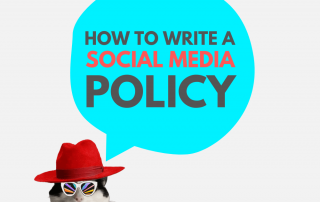 how to write a social media policy steps