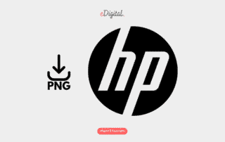 hp logo black png