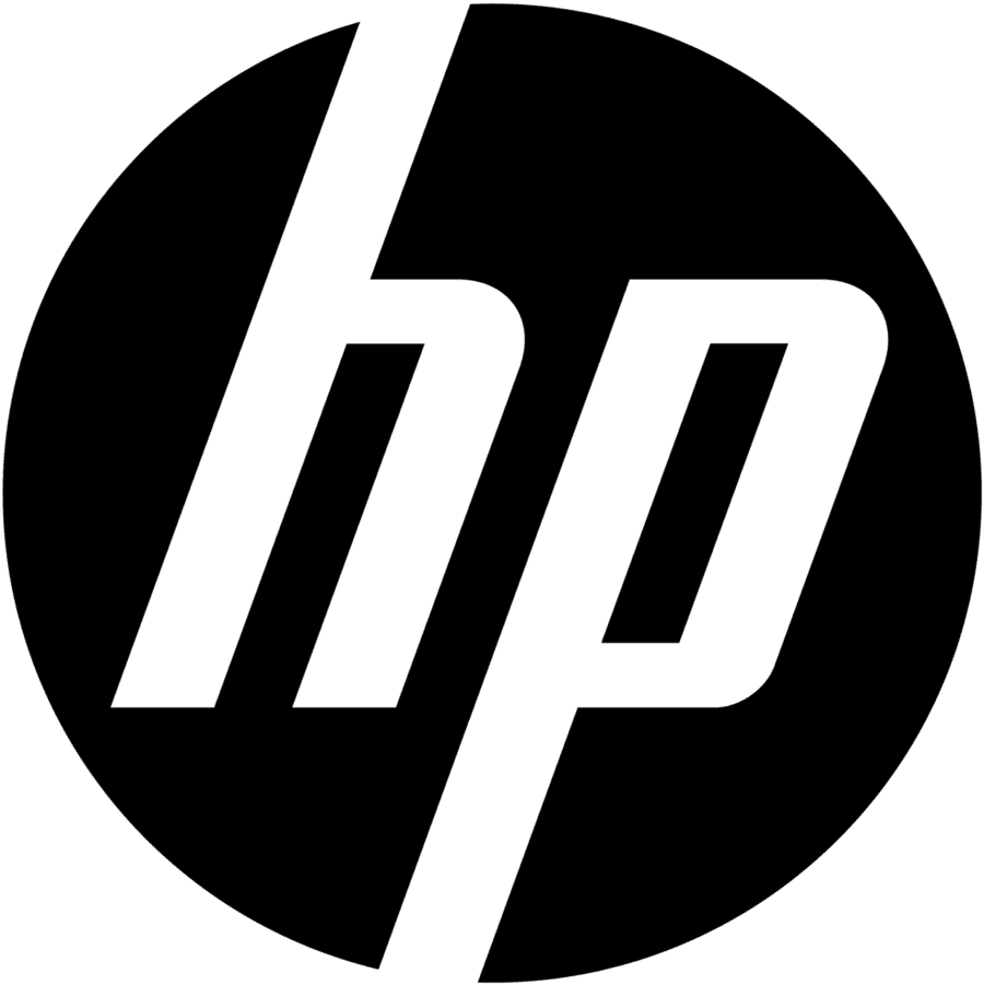 hp logo black png large size