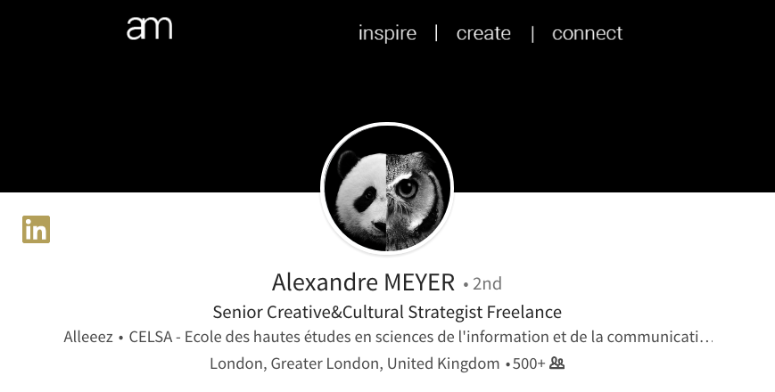 linkedin background photo ideas minimalistic back alexandre meyer creative strategist