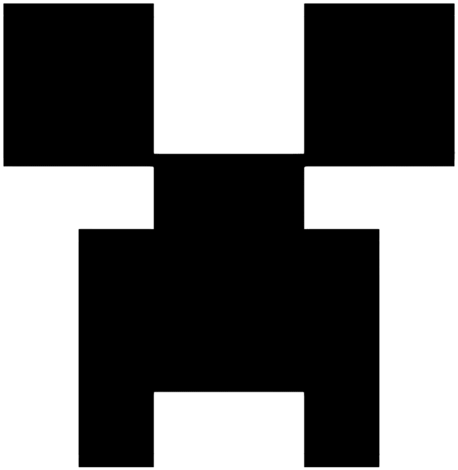 minecraft icon png black large size
