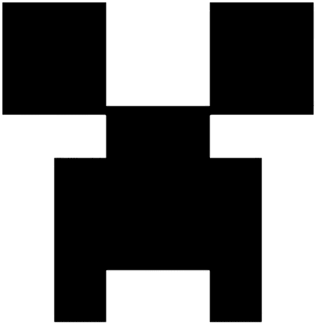 minecraft icon png black medium size