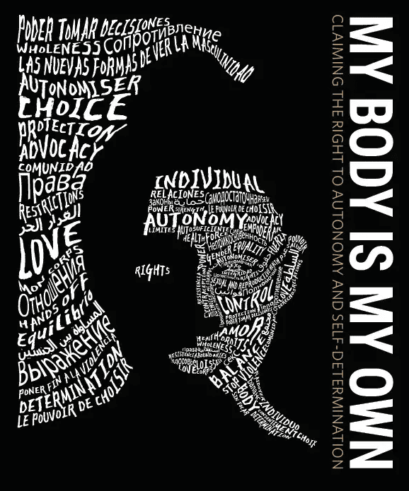 my body is my own activism poster design
