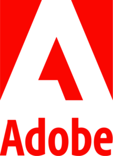 new Adobe logo red vertical small size png