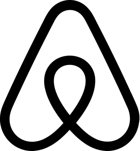 new Airbnb icon black PNG medium size