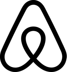 new Airbnb icon black PNG small size