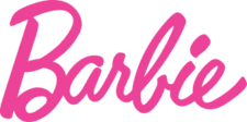 new Barbie logo pink png small size