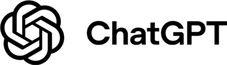 new ChatGPT logo black png medium size