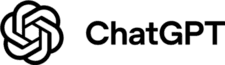 new ChatGPT logo black png small size
