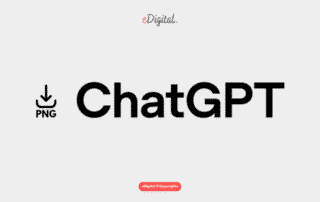 new ChatGPT wordmark black png