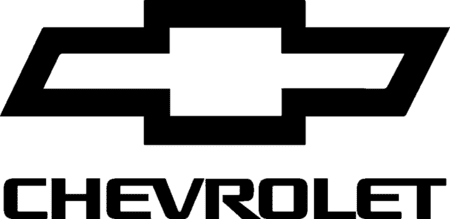 new Chevrolet logo black PNG medium size