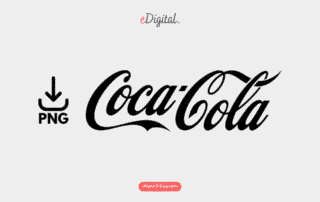 new Coca-Cola logo black png