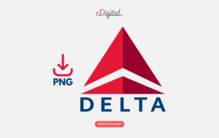 new Delta Air Lines logo PNG vertical