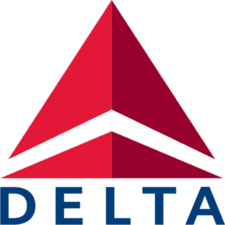 new Delta Air Lines logo PNG vertical small size