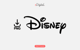 new Disney logo black png