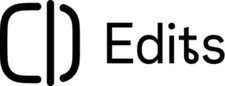 new Edits app logo black png small size