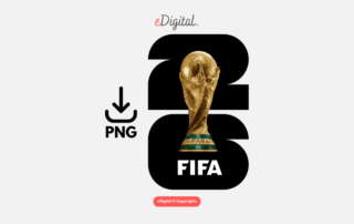 new FIFA World Cup 2026 logo black PNG