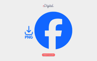 new Facebook icon white f on a blue circle PNG