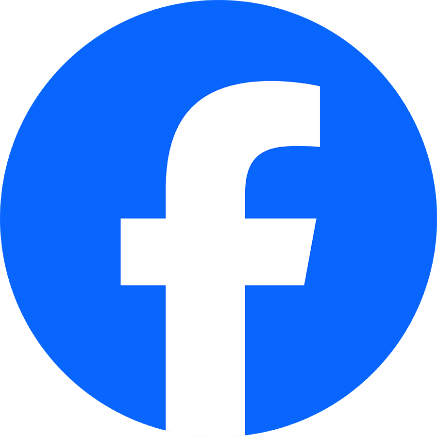 new Facebook icon white f on a blue circle png large size