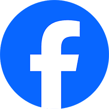 new Facebook icon white f on a blue circle png small size