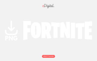 new Fortnite logo white PNG