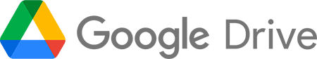 new Google Drive logo PNG horizontal medium size
