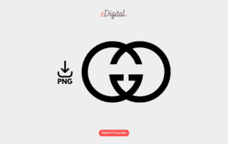 new Gucci logo black png