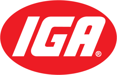 new IGA supermarket logo red PNG medium size