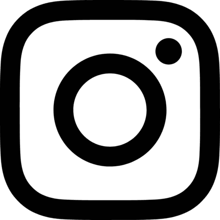 new Instagram logo black and white medium size