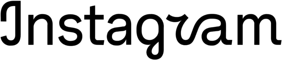 new Instagram wordmark black large size