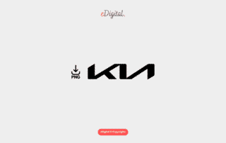 new KIA logo black png